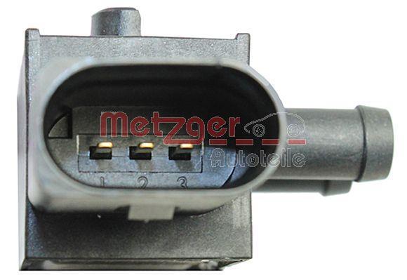 Capteur, pression des gaz échappement (Capteur de pression différentiel) METZGER ref. 0906298